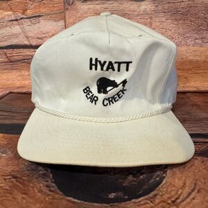 TEXACE Hyatt Bear Creek Baseball Cap Men's Adjustable Ivory Rope Hat NOSWETT